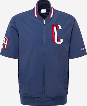 Veste mi-saison Champion Authentic Athletic Apparel en bleu : devant