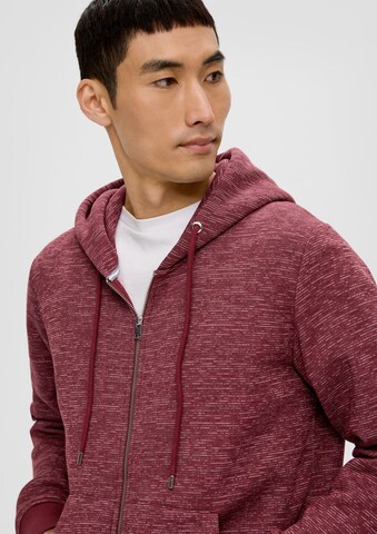 s.Oliver Zip-Up Hoodie in Red