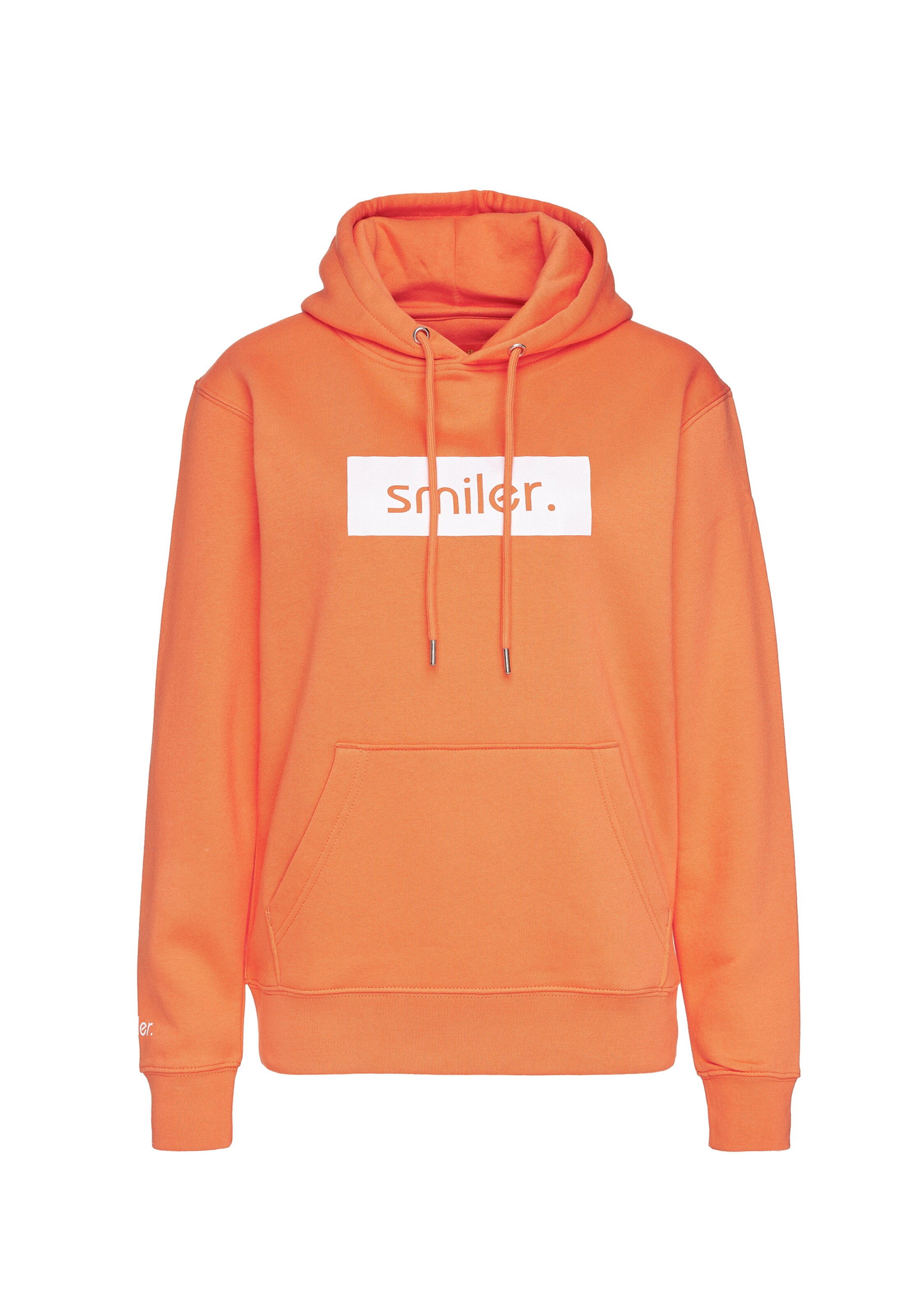 smiler. Sweatshirt in Orange: front
