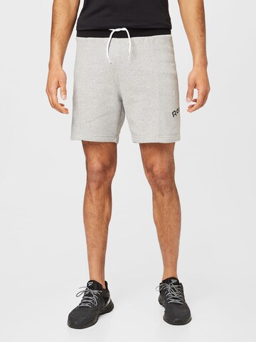 Reebok Normální Sportovní kalhoty 'Identity' – šedá: přední strana