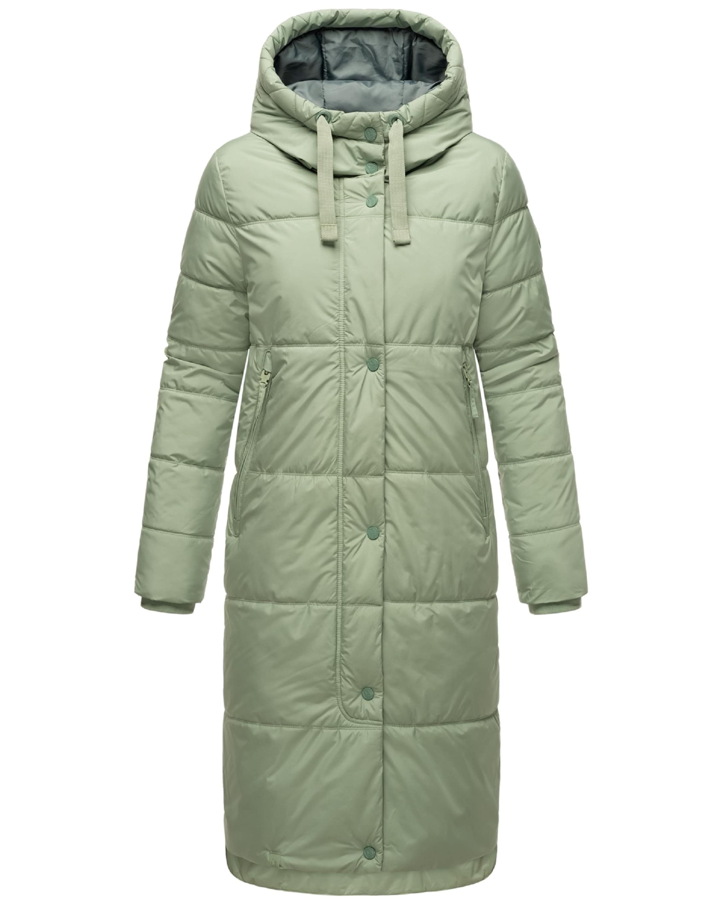 Cappotto invernale 'Soranaa' di MARIKOO in verde: frontale