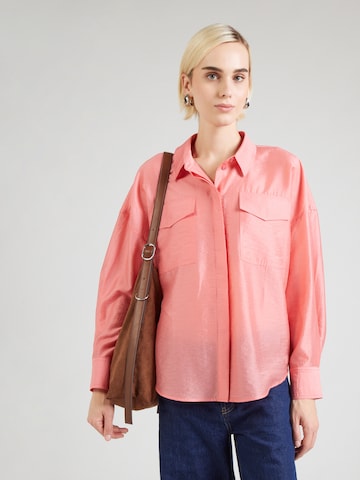 ROUGE EDIT Bluse 'ROUALININE' in Pink: Vorderseite
