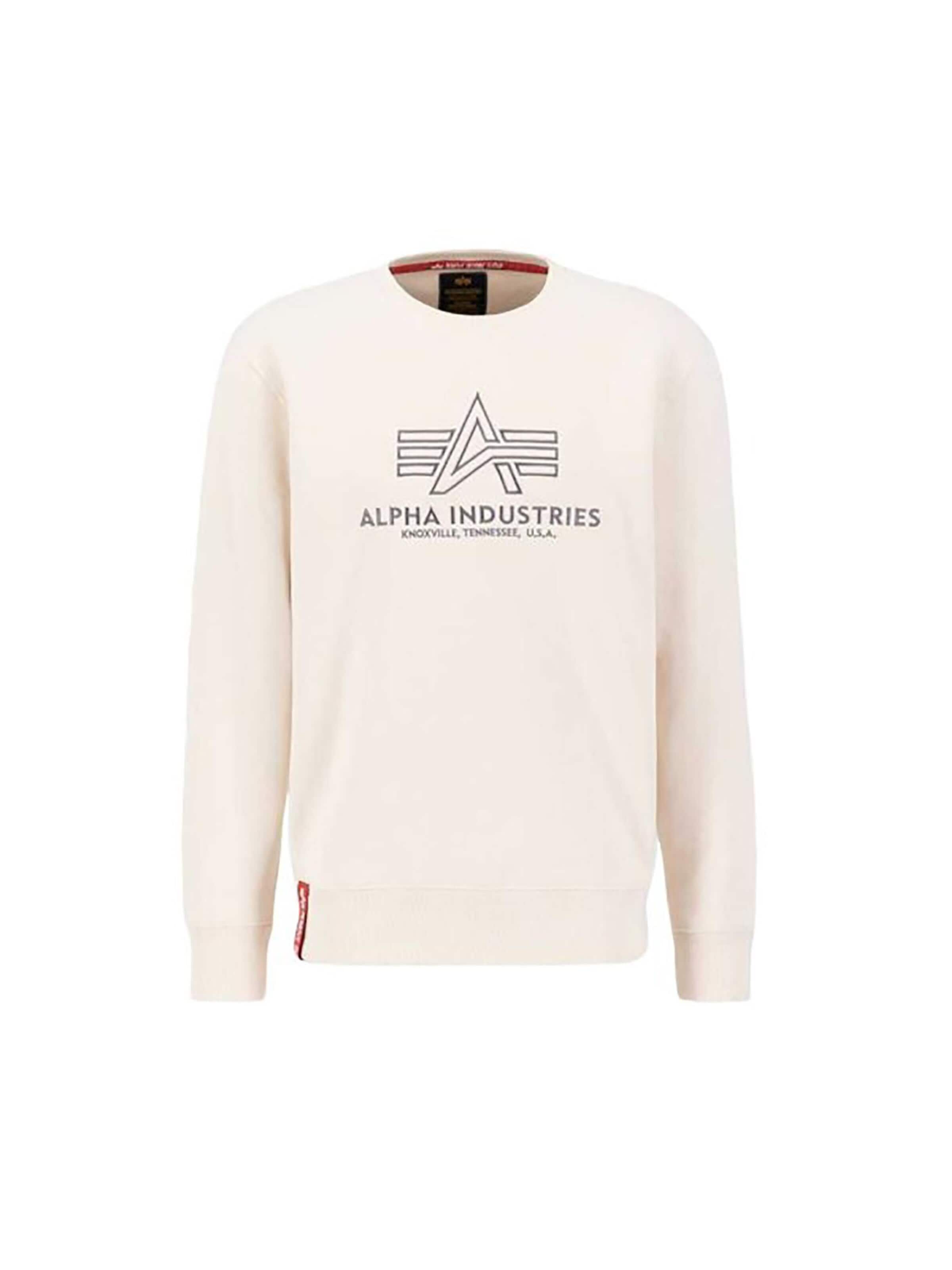 ALPHA INDUSTRIES Sweatshirt‌‌‌ in Weiß: Vorderseite