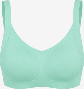 Soutien-gorge 'Seamless Compact Push-Up BH' cfab (formerly creamy fabrics) en vert : devant
