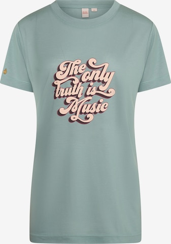 T-shirt 'Up All Night' 4funkyflavours en vert : devant