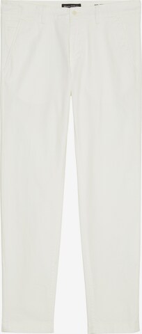 Regular Pantalon chino 'Stig' Marc O'Polo en blanc : devant
