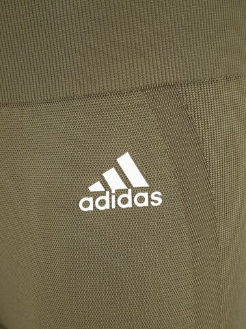 ADIDAS SPORTSWEAR Skinny Sportnadrágok - zöld