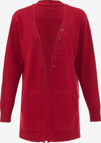 BLONDA Knit cardigan in Red: front