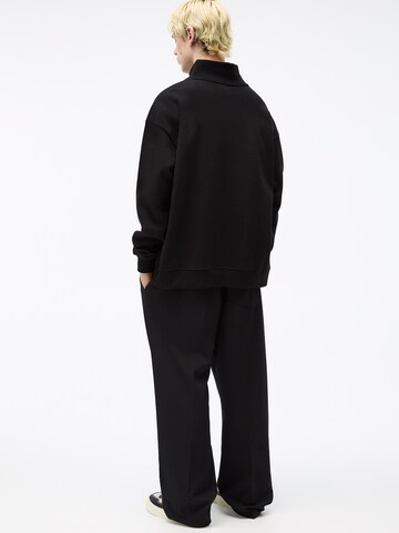 Pull&Bear Bluza rozpinana w kolorze czarny