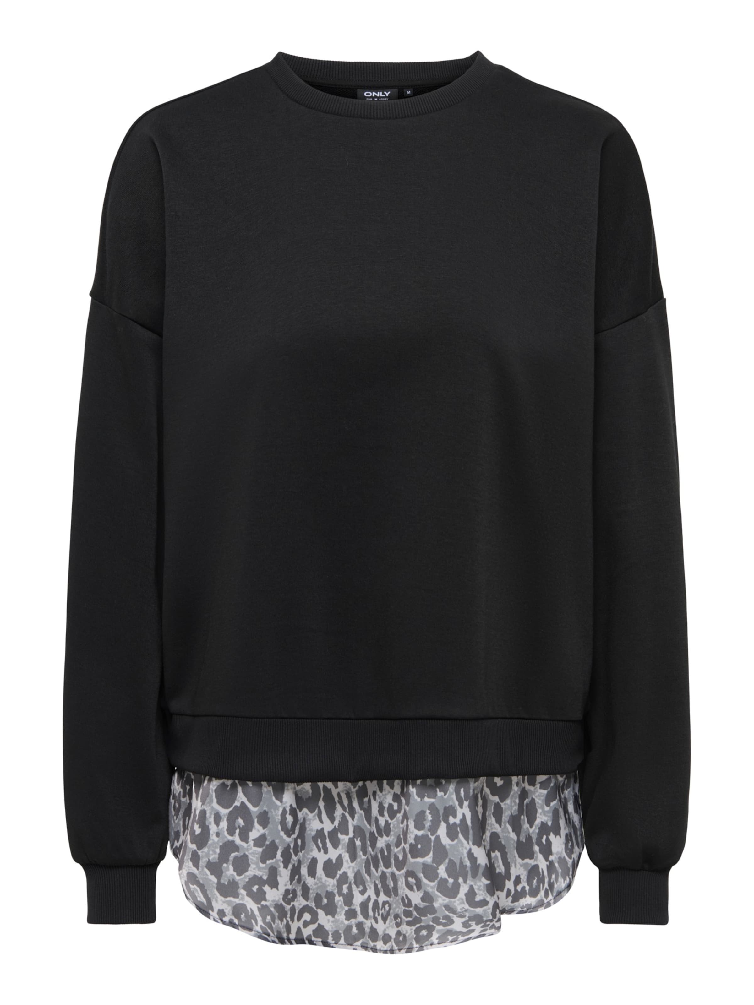 ONLYSweater majica 'ONLBROOKE' - crna boja: prednji dio