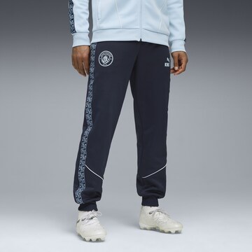 PUMA Tapered Sportbroek 'Manchester City King Anthem' in Blauw: voorkant