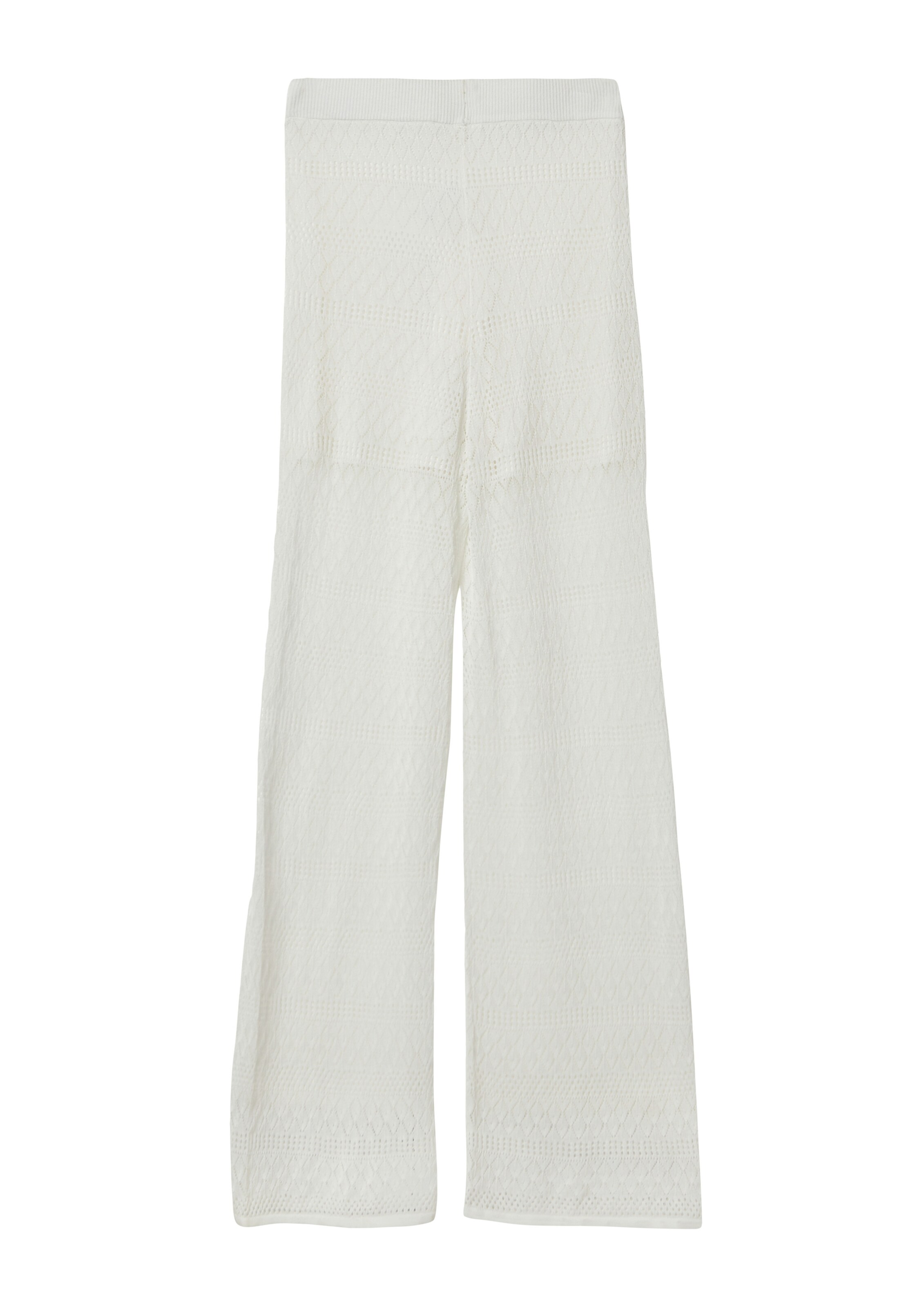 Wide leg Pantaloni de la s.Oliver pe bej: față