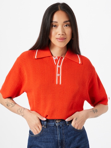 Pullover 'Kourtney' di Résumé in rosso: frontale