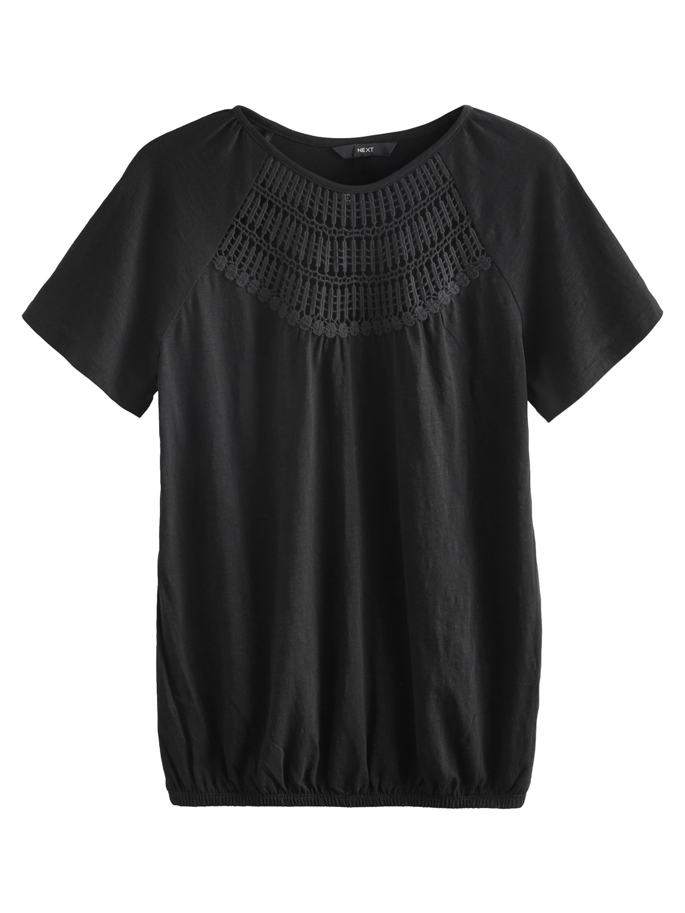 Next Majica | črna barva: sprednja stran