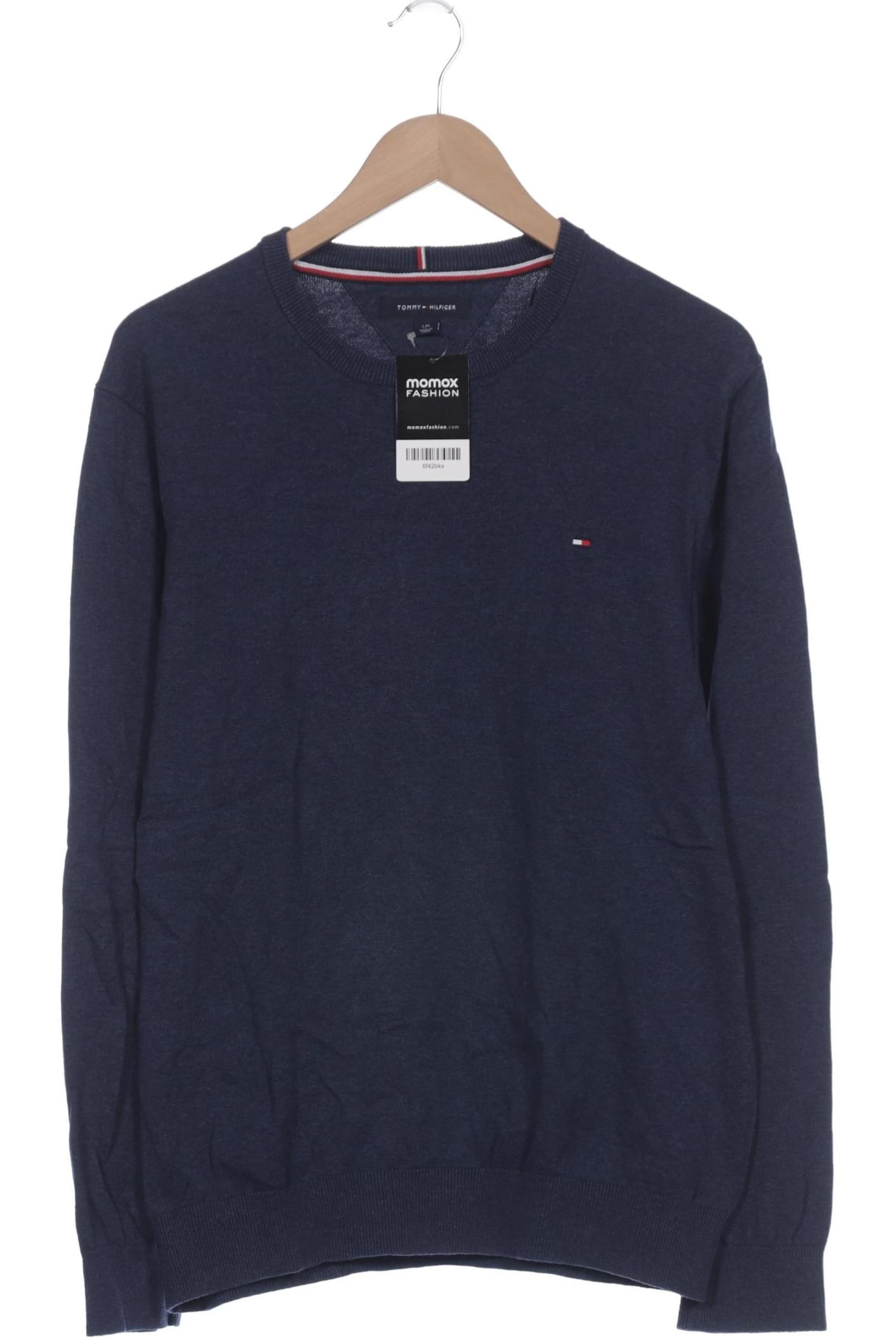 TOMMY HILFIGER Pullover L in Blau: Vorderseite