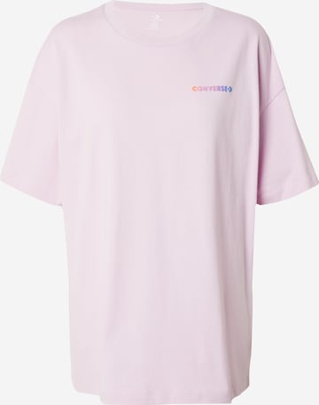 CONVERSE Shirt 'MUSIC FESTIVAL' in Purple: front