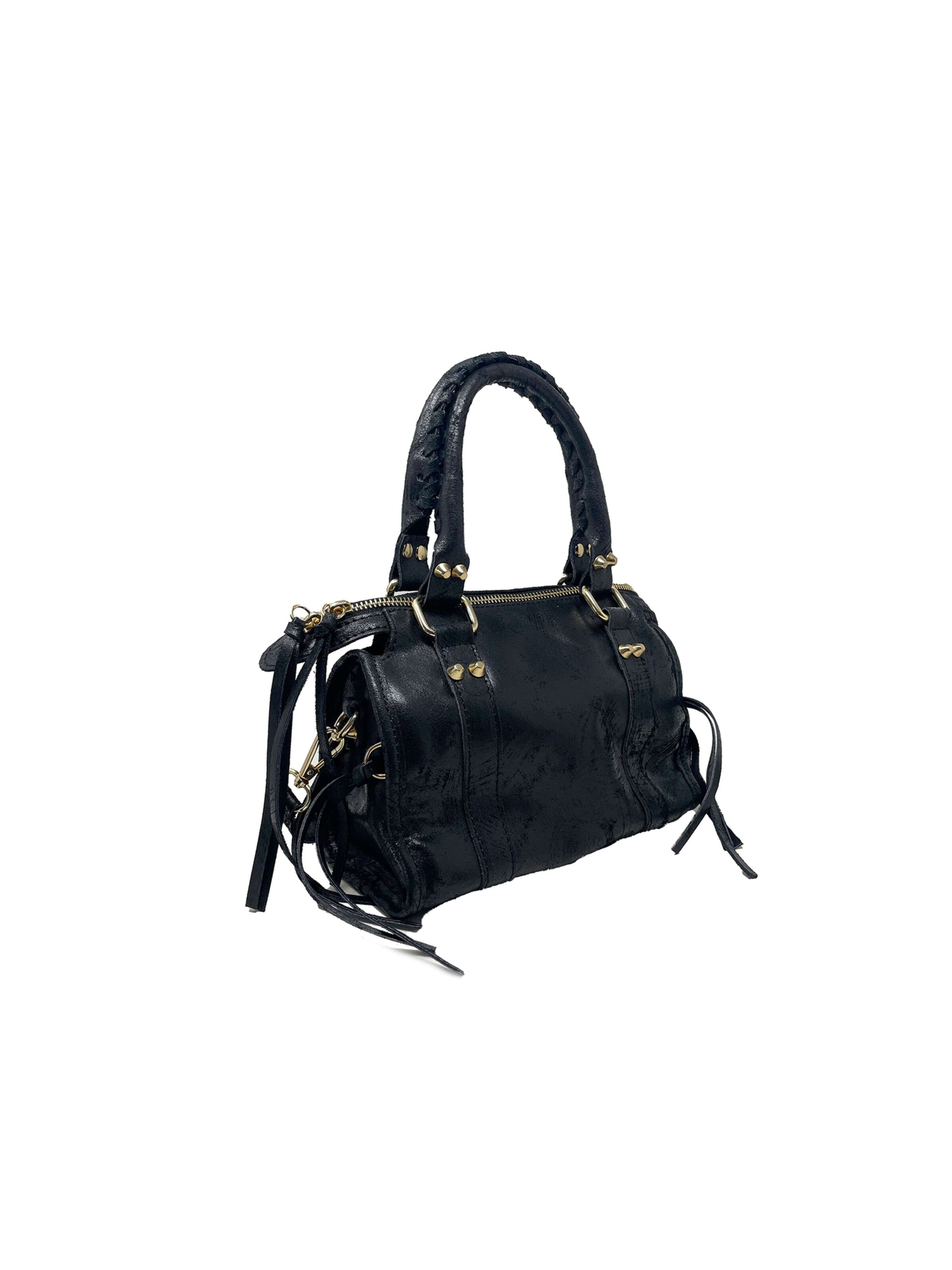 CHICCA BORSE Handtasche in Schwarz
