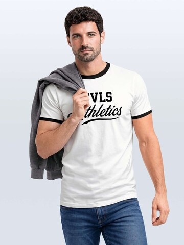 Neverless Shirt 'NVLS Athletics' in White