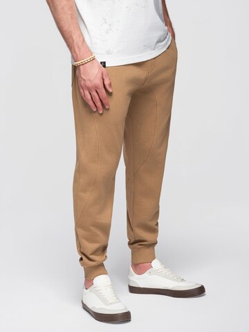 Ombre Tapered Broek in Bruin