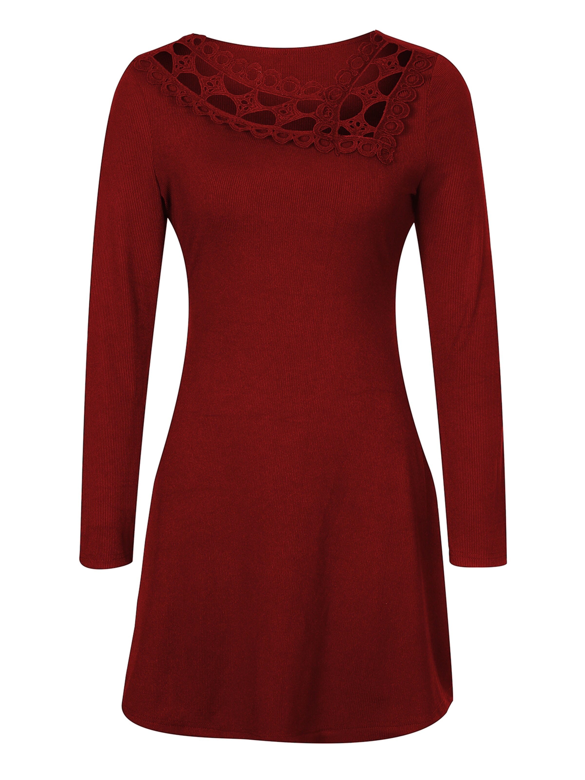 LapaPlus Jurk 'Women Dress' in Rood