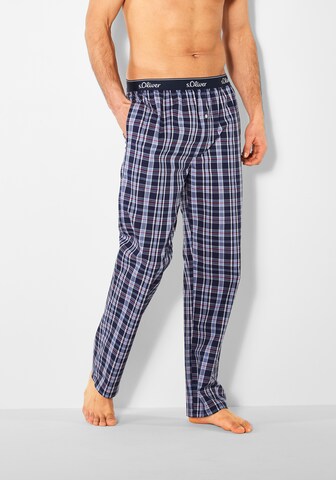 Pantaloni de pijama de la s.Oliver pe albastru