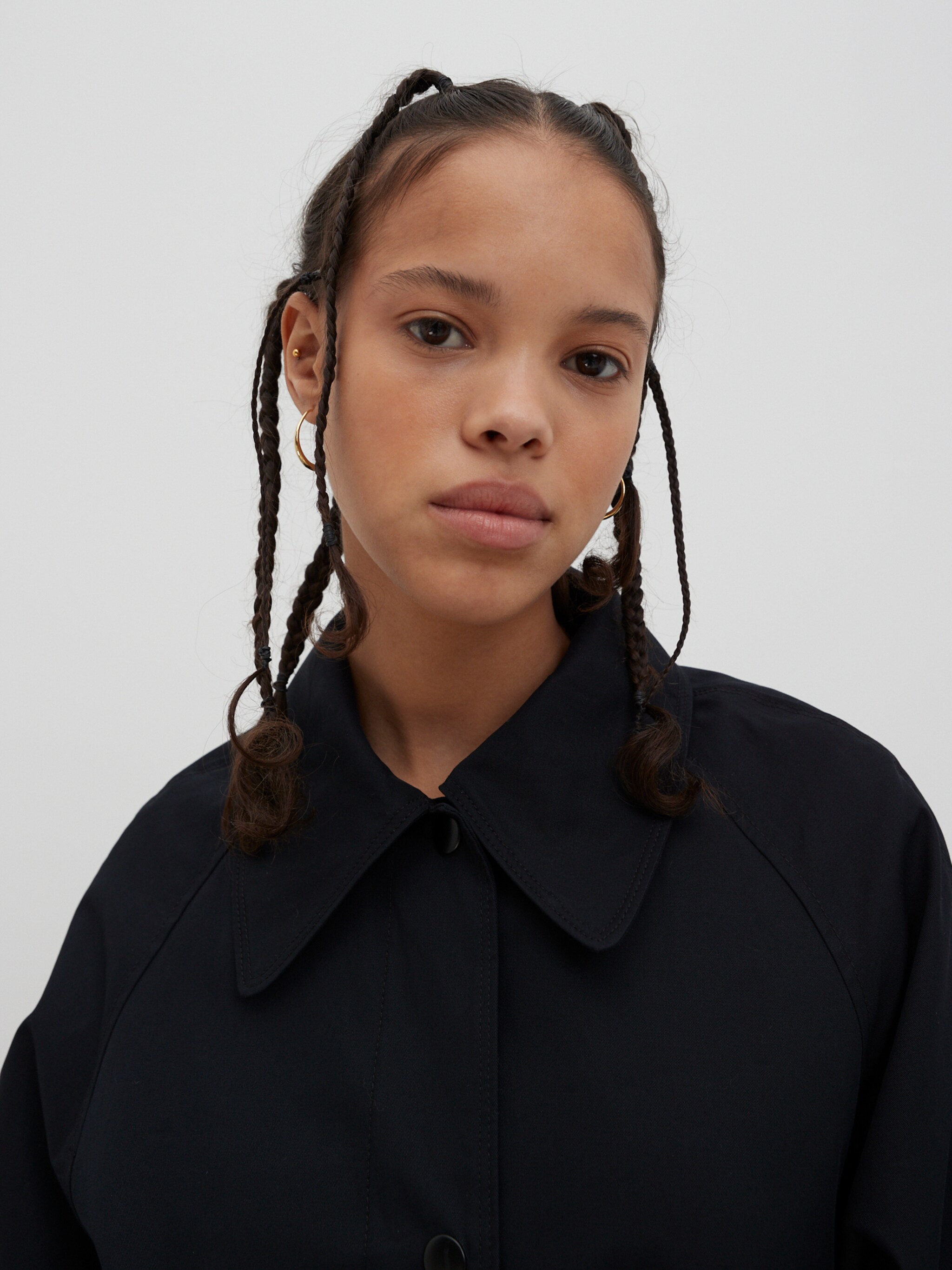 EDITED Produits Manteau mi-saison 'Noorie' noir