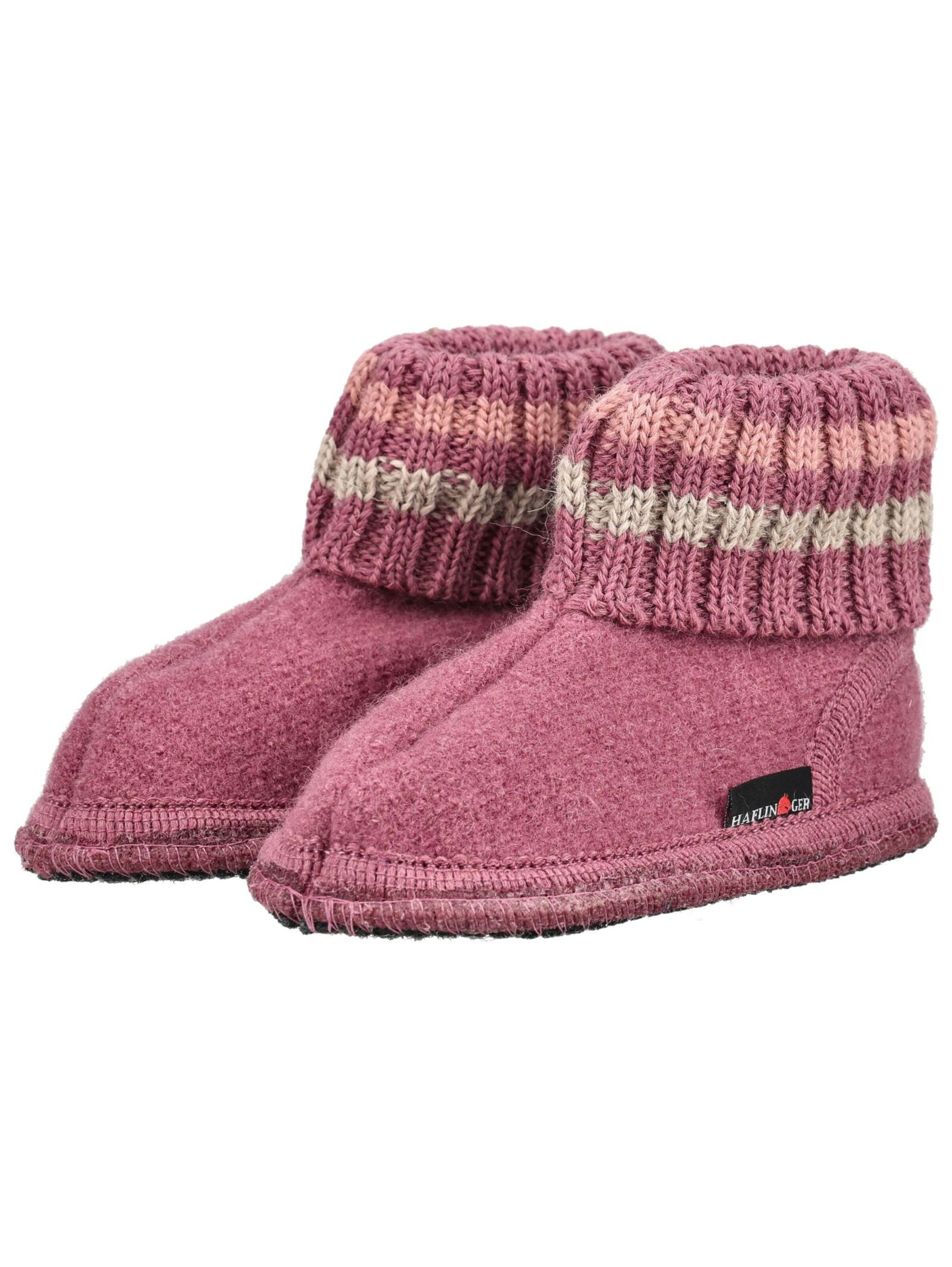 HAFLINGER Hausschuh 'PAUL' in Pink