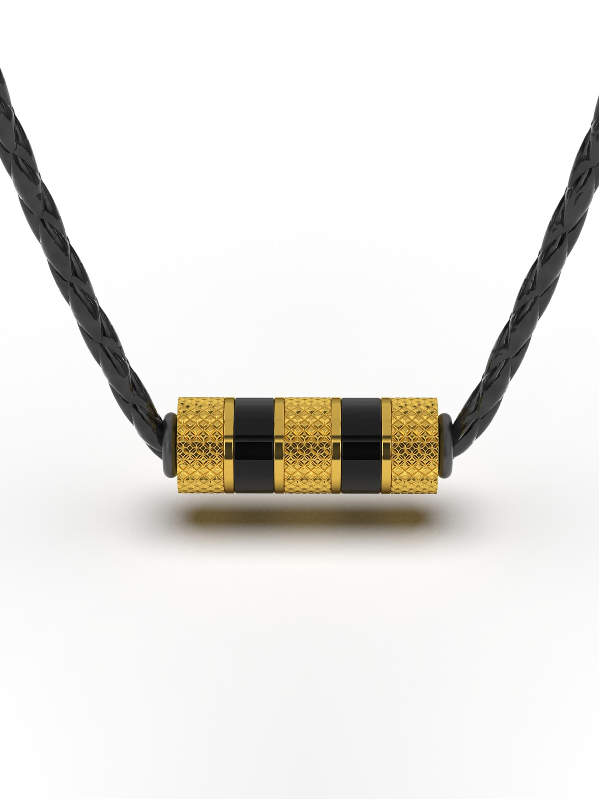 SERASAR - Colar 'Solid' em ouro: frente