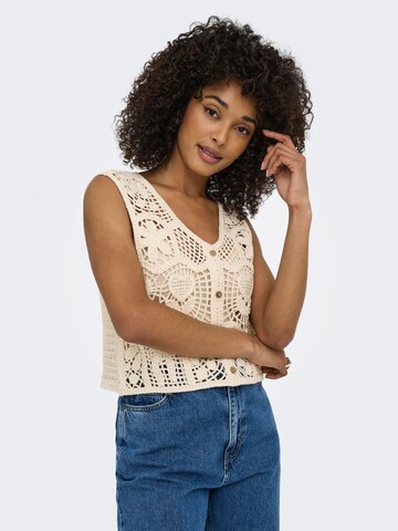 ONLY - Chaleco 'ONLViola' en beige