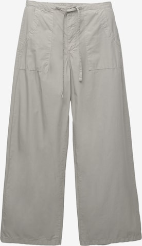 Pull&Bear Nohavice - Sivá: predná strana