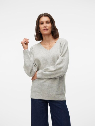 VERO MODA Свитер 'VMLeaf' в Серый: спереди