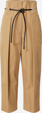 Loosefit Pantalon à pince 'ORIGAMI' 3.1 Phillip Lim en marron : devant