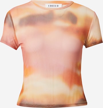 T-shirt 'Hauke' EDITED en orange : devant
