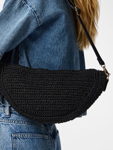 PIECES - Bolso de hombro 'PCAmanda' en negro