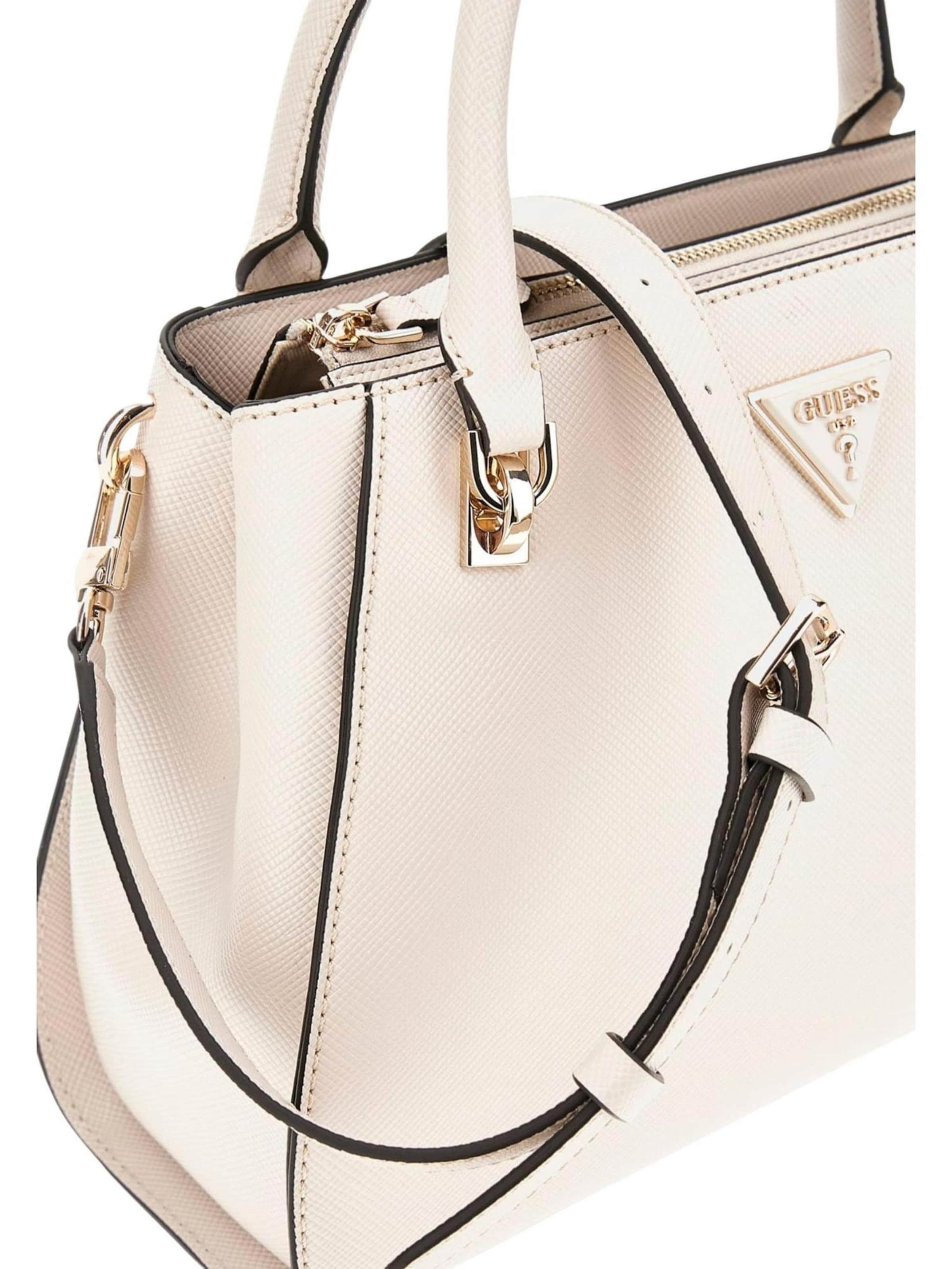 Borsa a mano 'NOELLE II LUXURY SATCHEL HWZG96 72070' di GUESS in beige