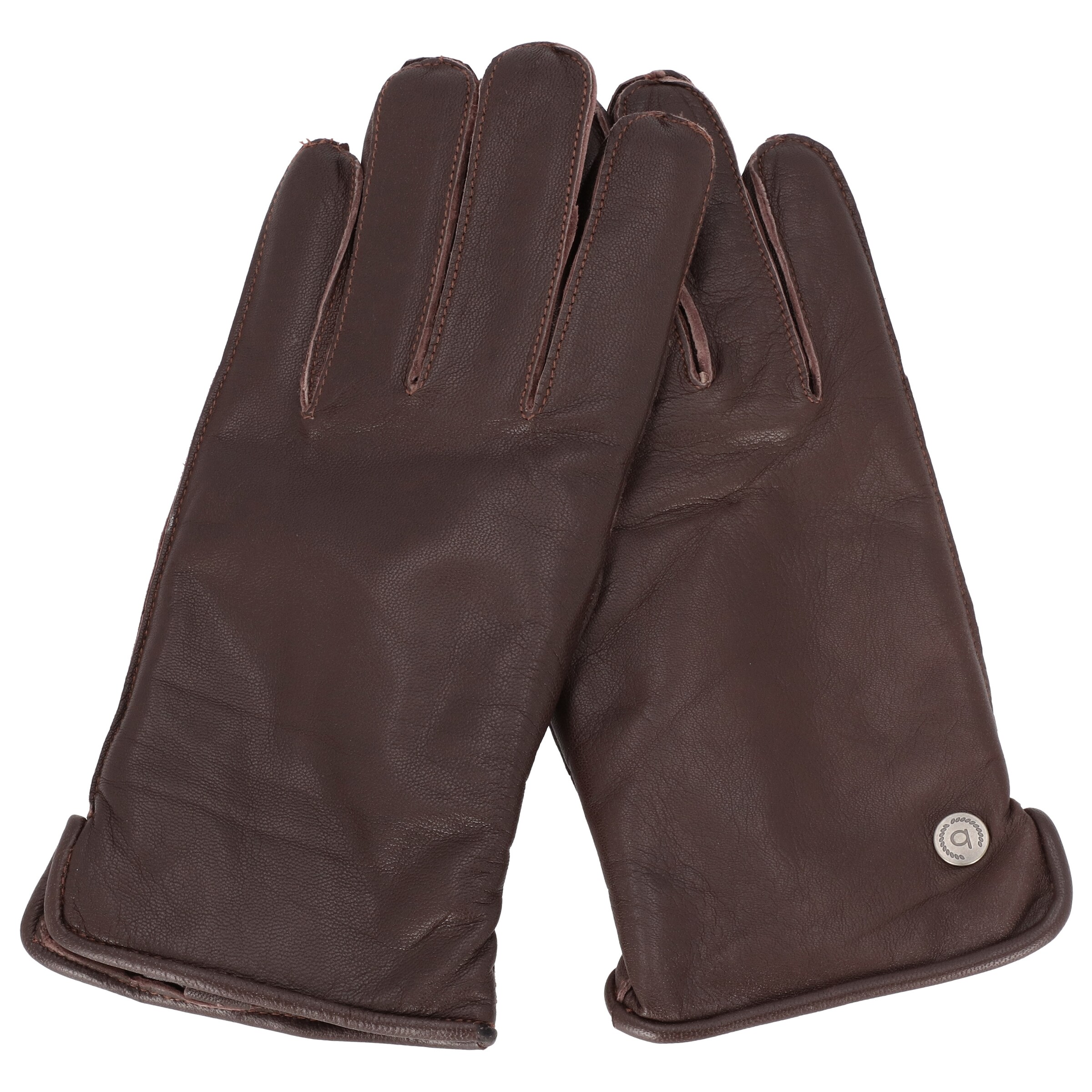 Männer Handschuhe bugatti Fingerhandschuhe in Dunkelbraun - DN01908