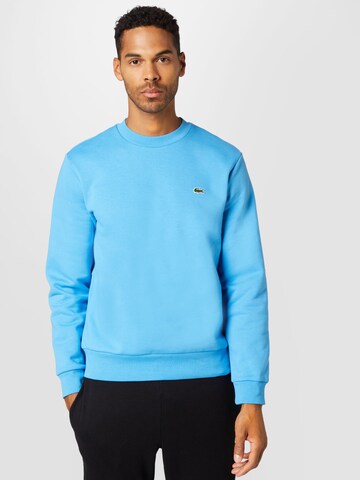 Sweat-shirt LACOSTE en bleu : devant