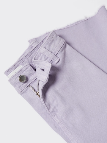 MANGO KIDS Široke hlačnice Kavbojke 'Seamless' | vijolična barva