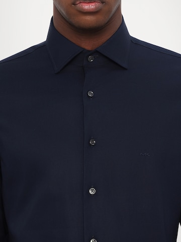 Michael Kors Slim fit Overhemd in Blauw