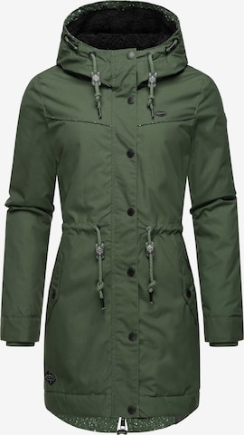 Ragwear Winter Parka 'Canny' in Green