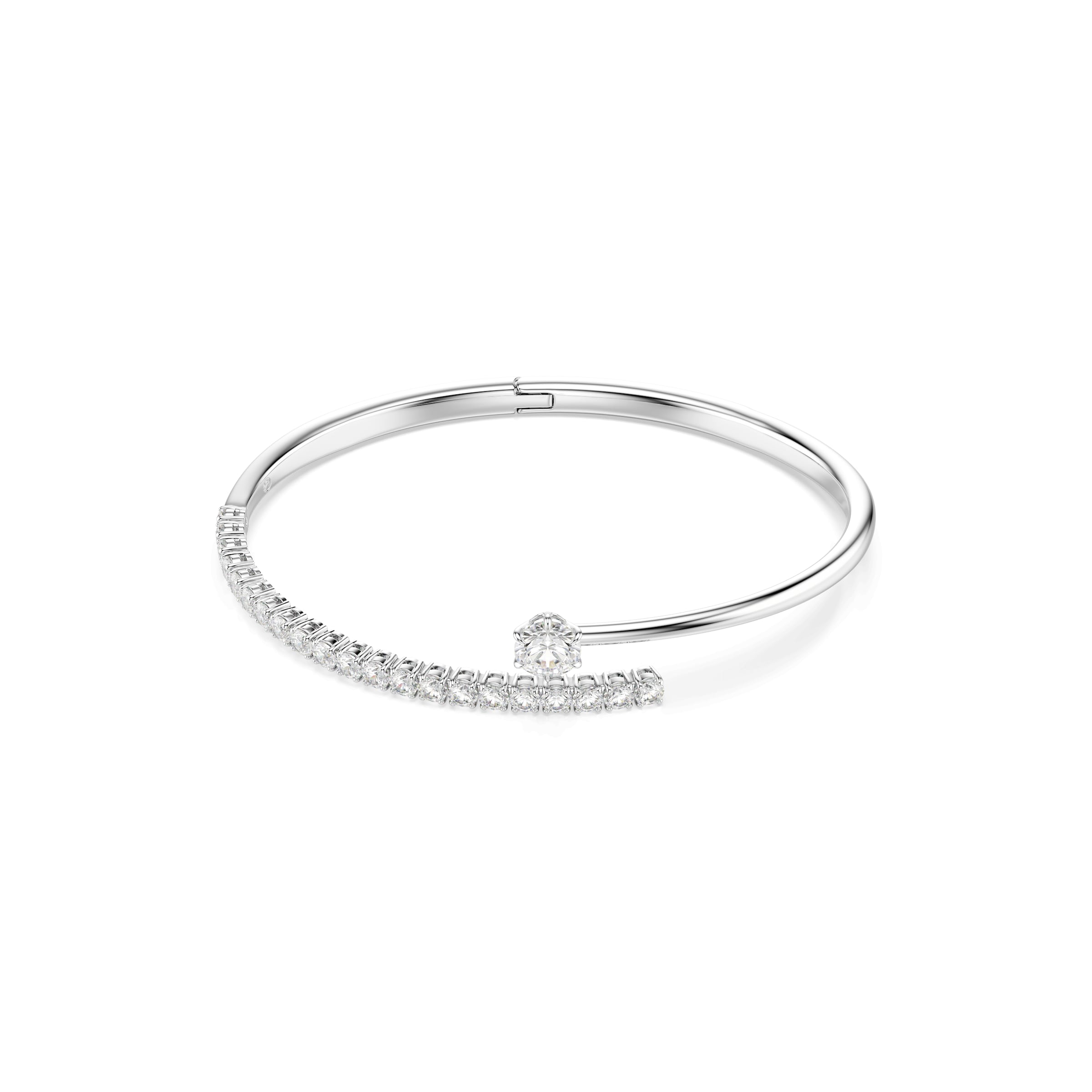 sidabrinė Swarovski Apyrankė 'MATRIX': priekis
