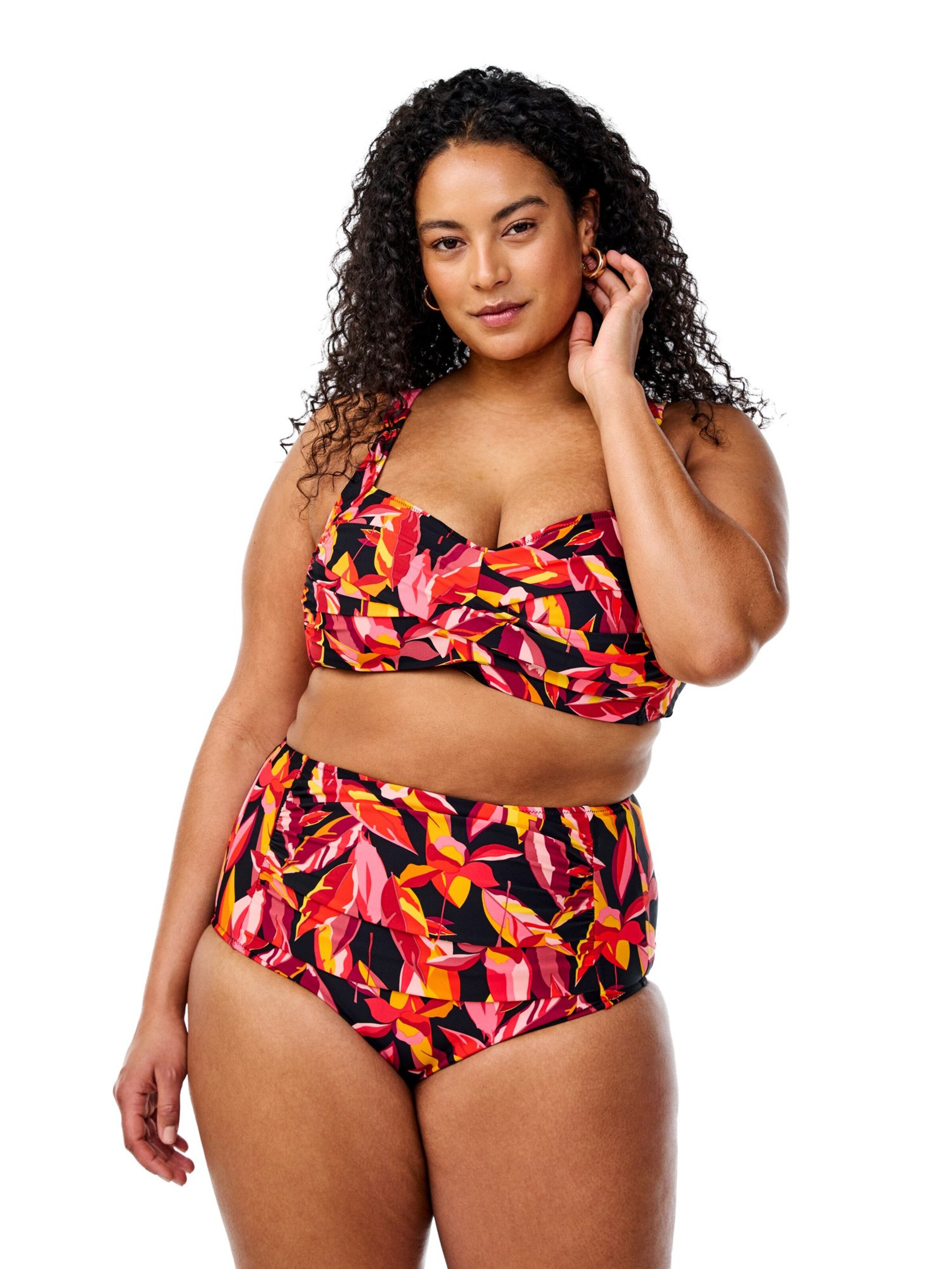 Swim by Zizzi - Braga de bikini 'Stella' en rojo: frente