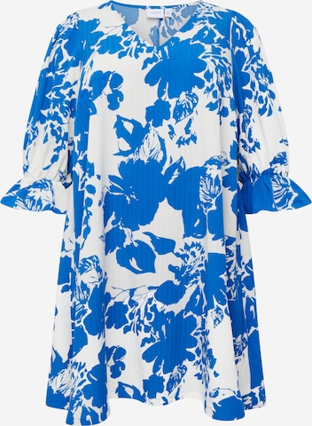 Robe 'SADA' EVOKED en bleu : devant