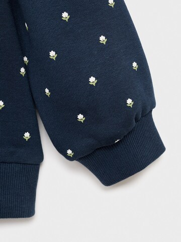 MANGO KIDS Sweatshirt 'SWEETSET' i blå