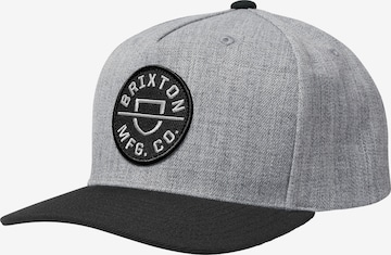 Casquette Brixton en gris : devant