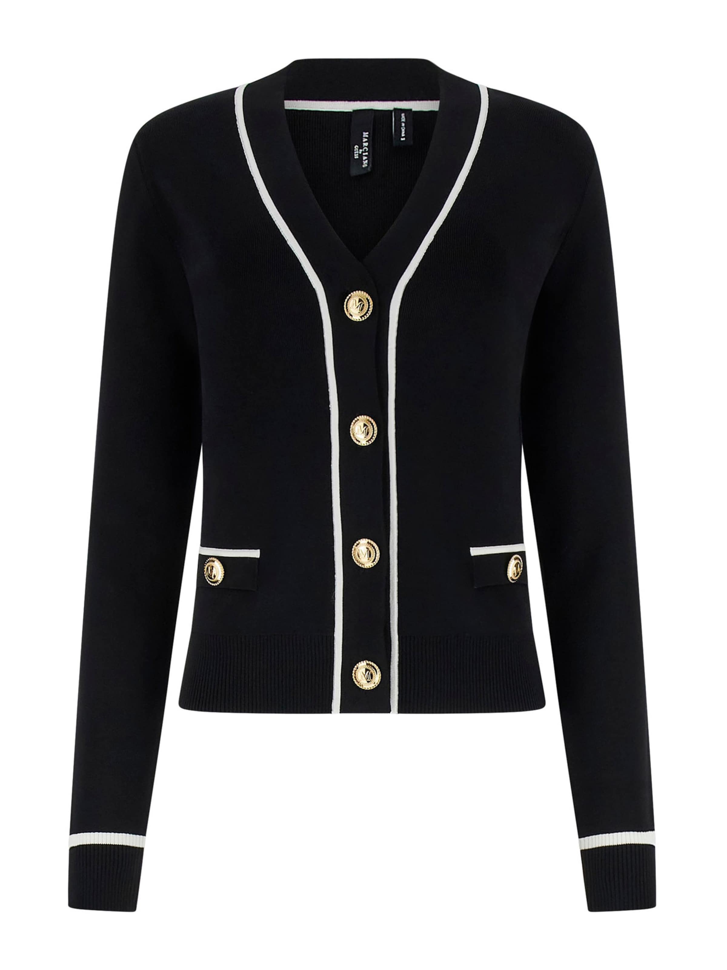 GUESS by Marciano Knit cardigan 'NOEMI' in Black: front