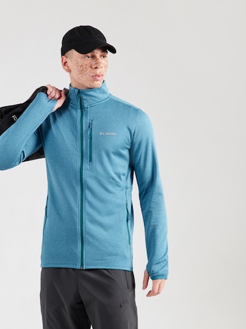 COLUMBIA - Chaqueta polar funcional 'Park View' en verde: frente