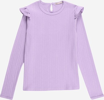 T-Shirt KIDS ONLY en violet : devant