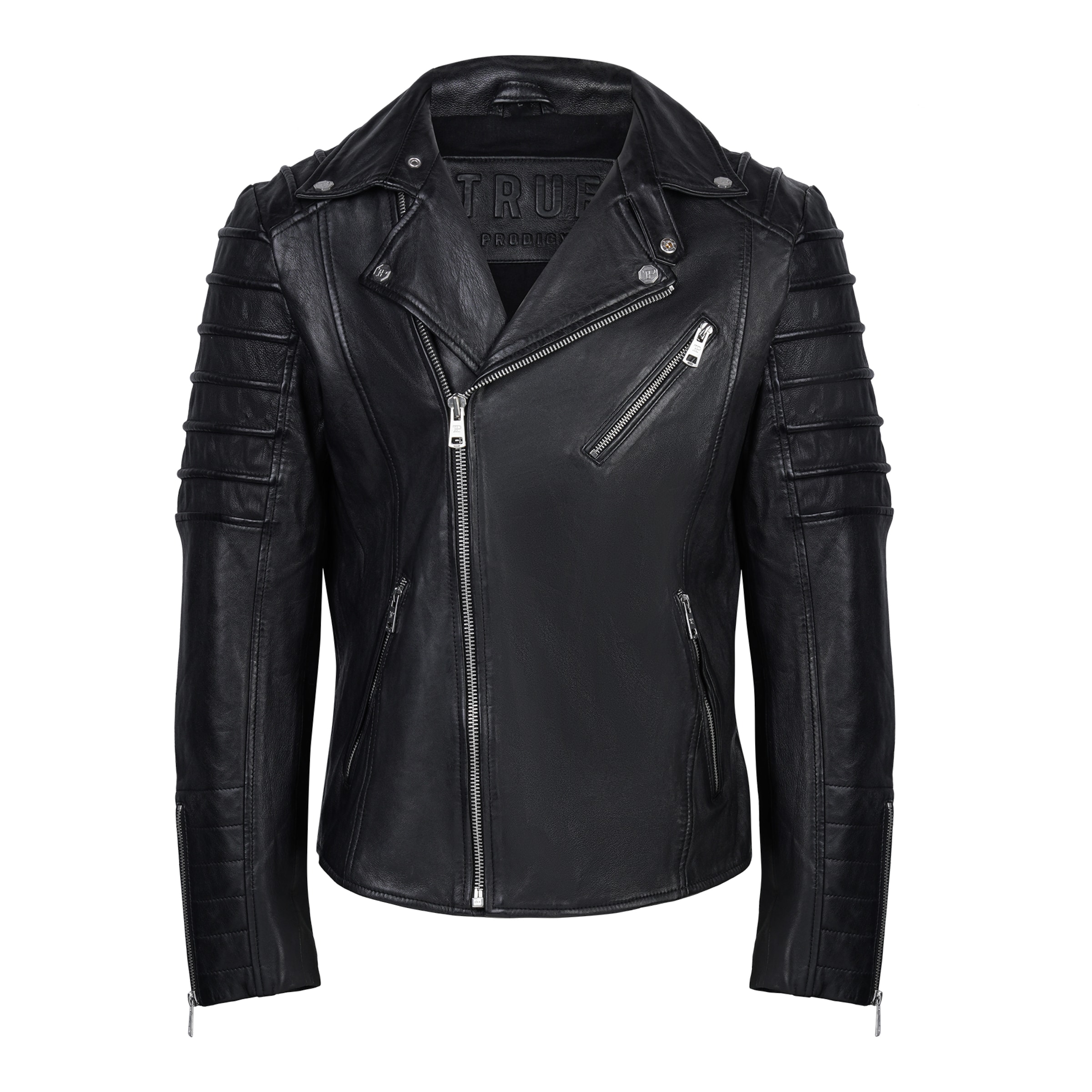 trueprodigy - Chaqueta de entretiempo 'John' en negro: frente