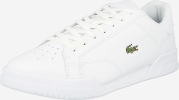 LACOSTE Sneaker low 'Twin Serve' i hvid: forside